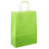 Sac en papier avec cordon 22x10x31cm 50pcs vert clair