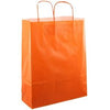 Sac en papier avec cordon 32x12x41cm 50pcs orange