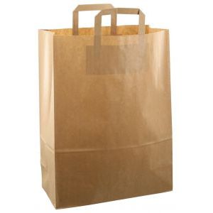 Sac en papier 32x15x43cm 250pcs kraft marron NOUVEAU!