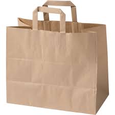 Sac en papier 32x21x27cm 250 pcs kraft marron