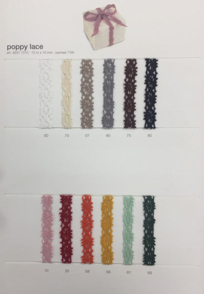 Mohnspitze 10m x 10mm schwarz