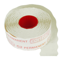 prijsrol Contact permanent G2 25x16mm WIT 18x1100 stuks