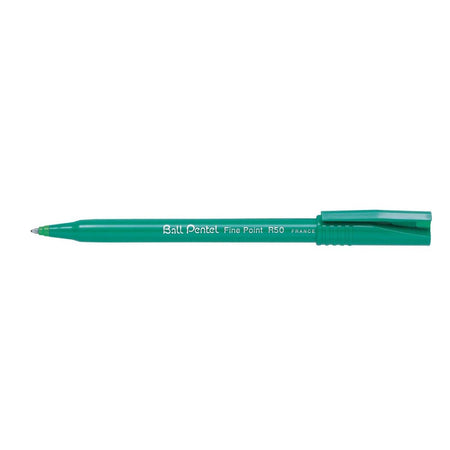 Pentel - Roller Ball R50/R56 vert, écriture moyenne