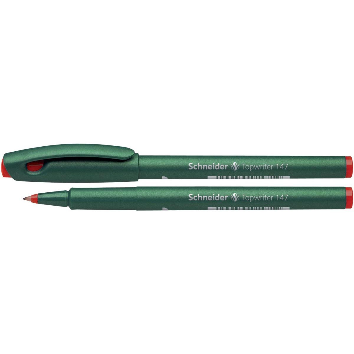 Schneider -  fineliner topwriter 147 rood