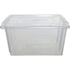 Whitefurze - Stack Store Kleine Aufbewahrungsbox 14 Liter ohne Deckel, transparent