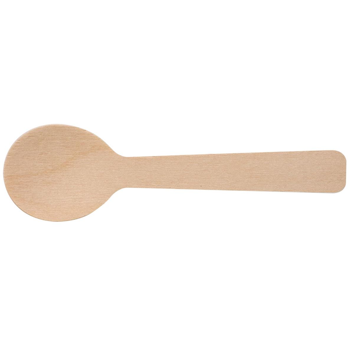 Klika -  Koffielepel, uit hout, gecoat, 96 mm, pak van 100 stuks