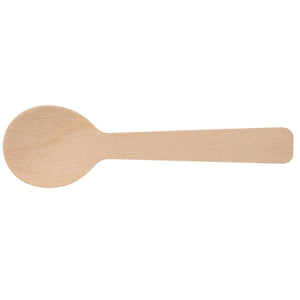 Klika -  Koffielepel, uit hout, gecoat, 96 mm, pak van 100 stuks