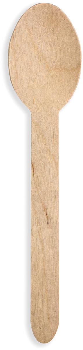 Klika - Holzlöffel, beschichtet, 160 mm, Packung à 100 Stück