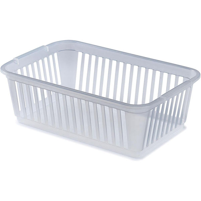 Whitefurze - Whitefurze Mini Storage Korb 25 cm, transparent