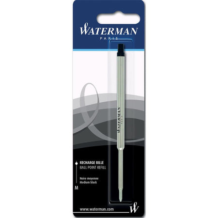 Waterman -  vulling voor balpen medium, zwart, op blister