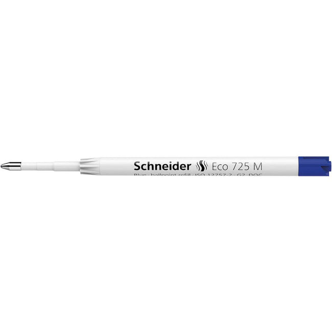 Schneider - recharge pour stylo à bille Eco 725, moyen, bleu