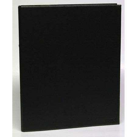 Aurora - Ringordner für ft A4, 2 Ringe à 25 mm, aus PVC, schwarz