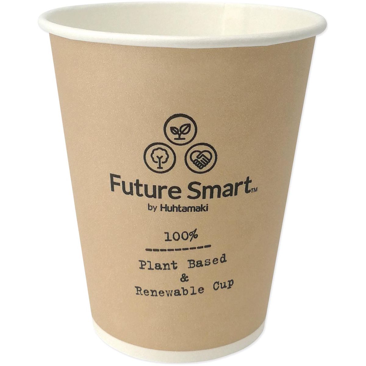 Sans marque - Brinking Cup Future Smart, de Cardboard, 150 ml, paquet de 100 pièces