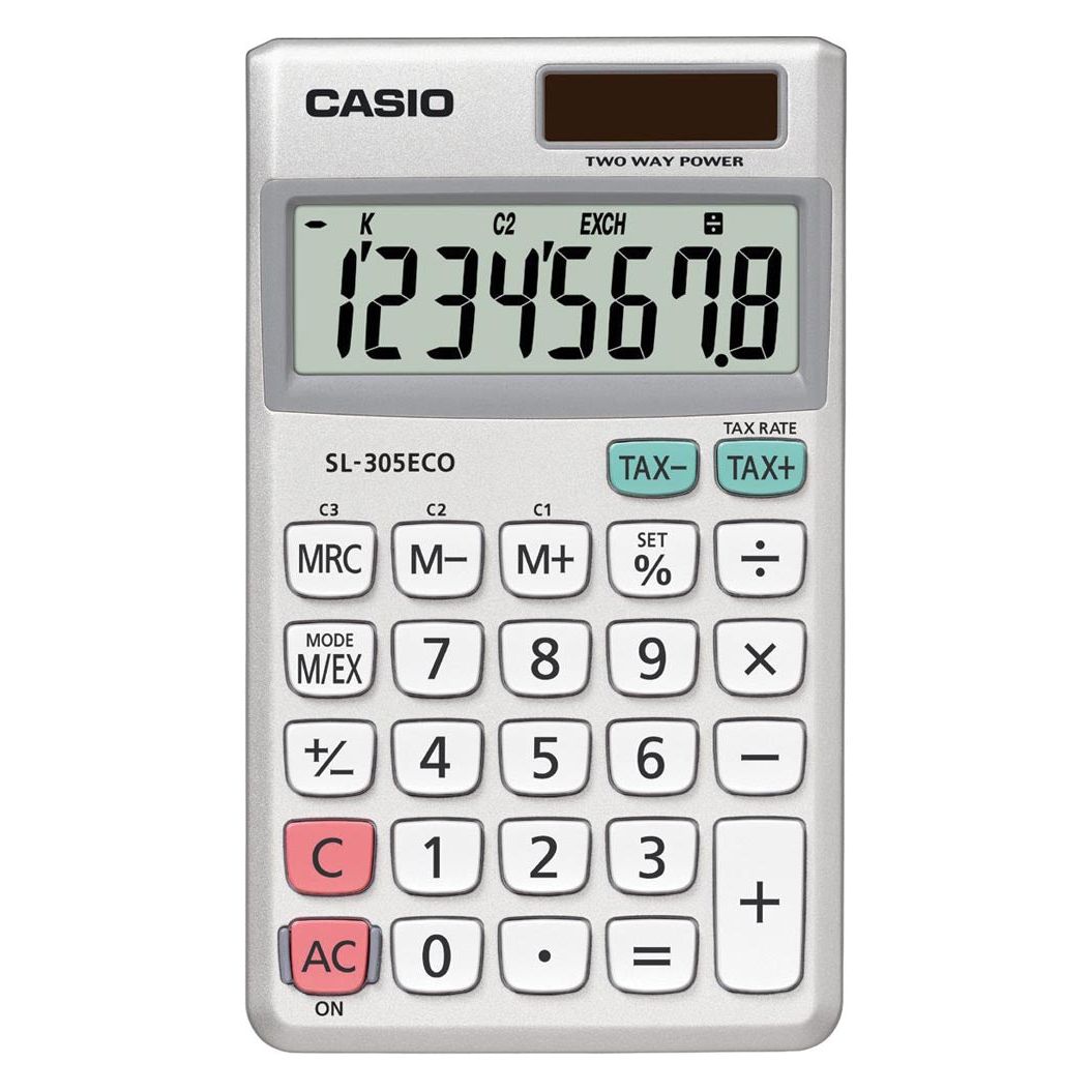 Casio - SL -305 Calculatrice de poche Eco