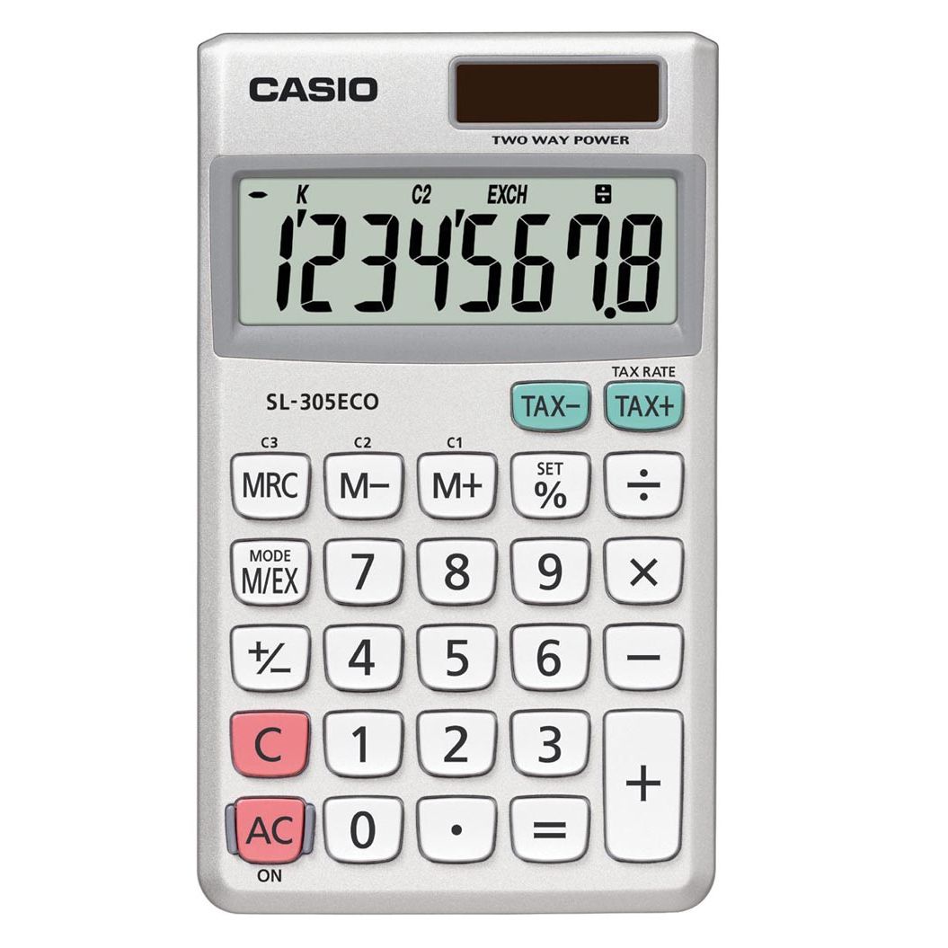 Casio -  zakrekenmachine SL-305 ECO