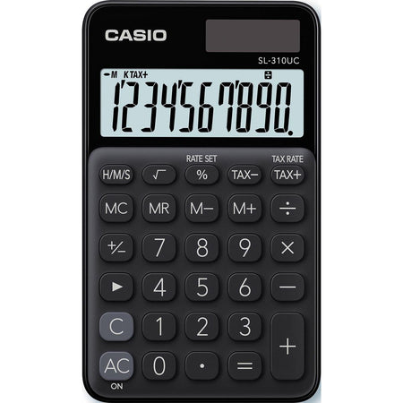 Casio - calculatrice de poche SL-310UC, noir