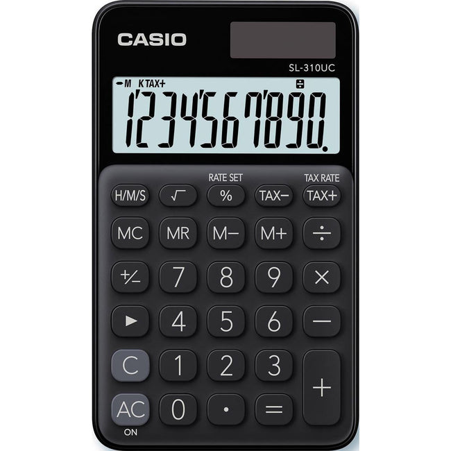 Casio - zakrekenmachine SL-310UC, zwart