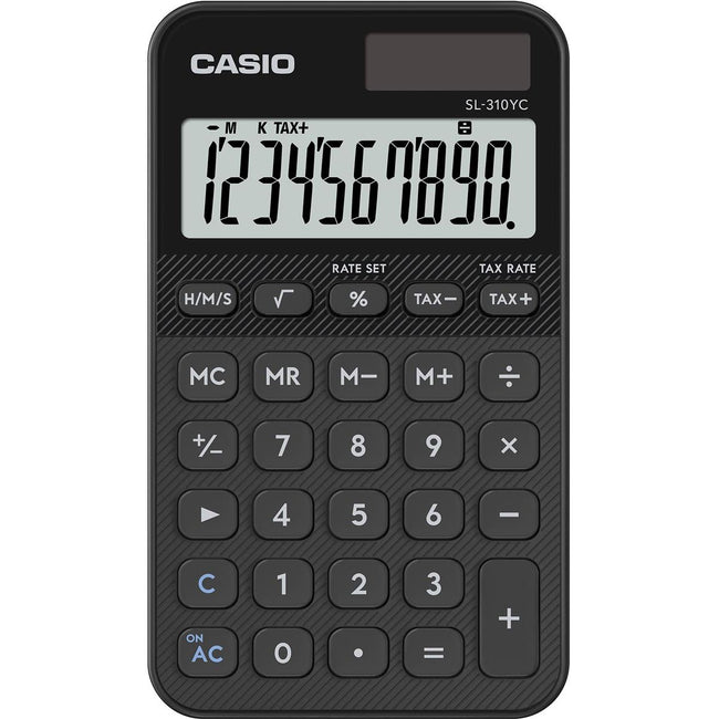 Casio -  zakrekenmachine SL-310YC, zwart
