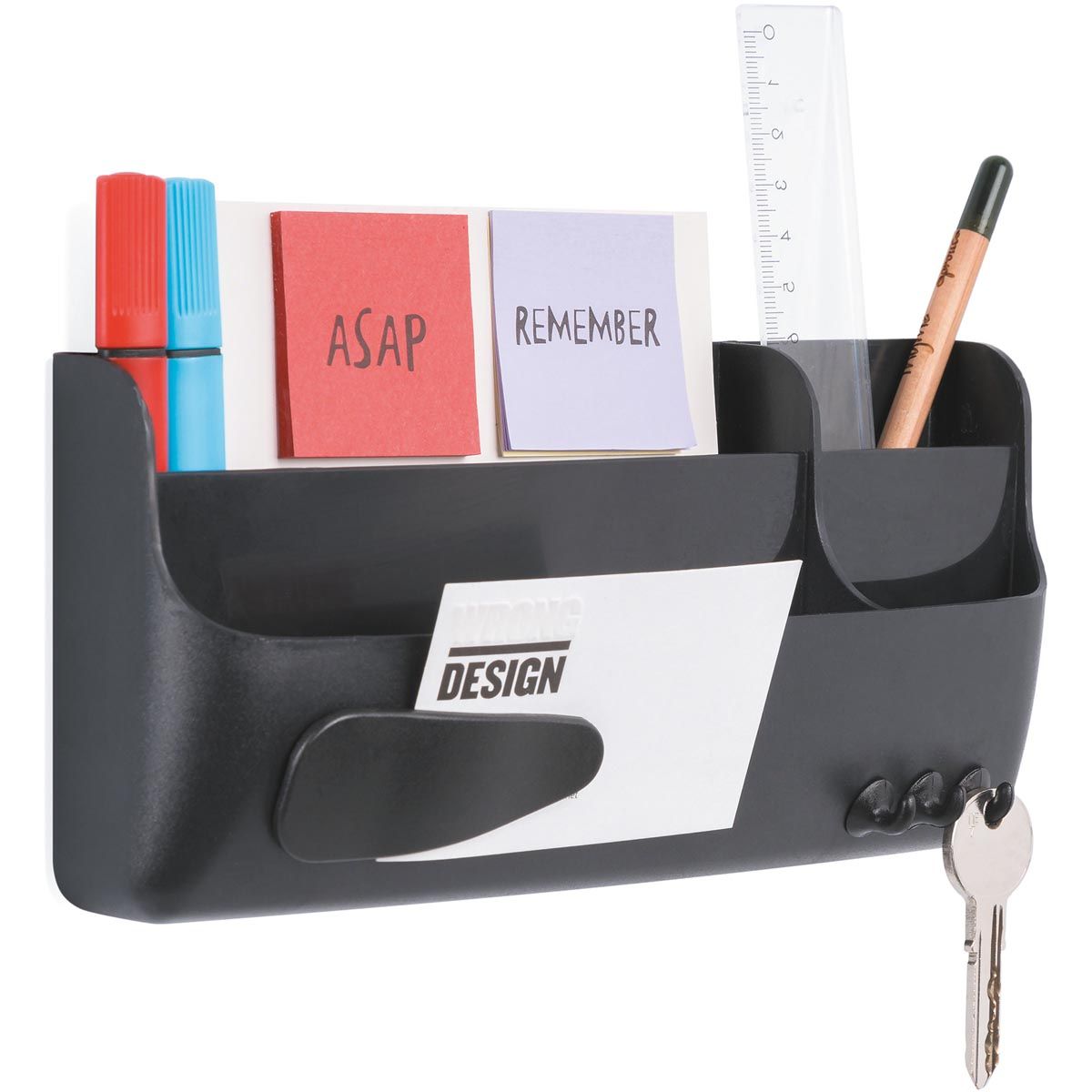 Bi-Office - Support bi-accessoires pour tableaux blancs magnétiques