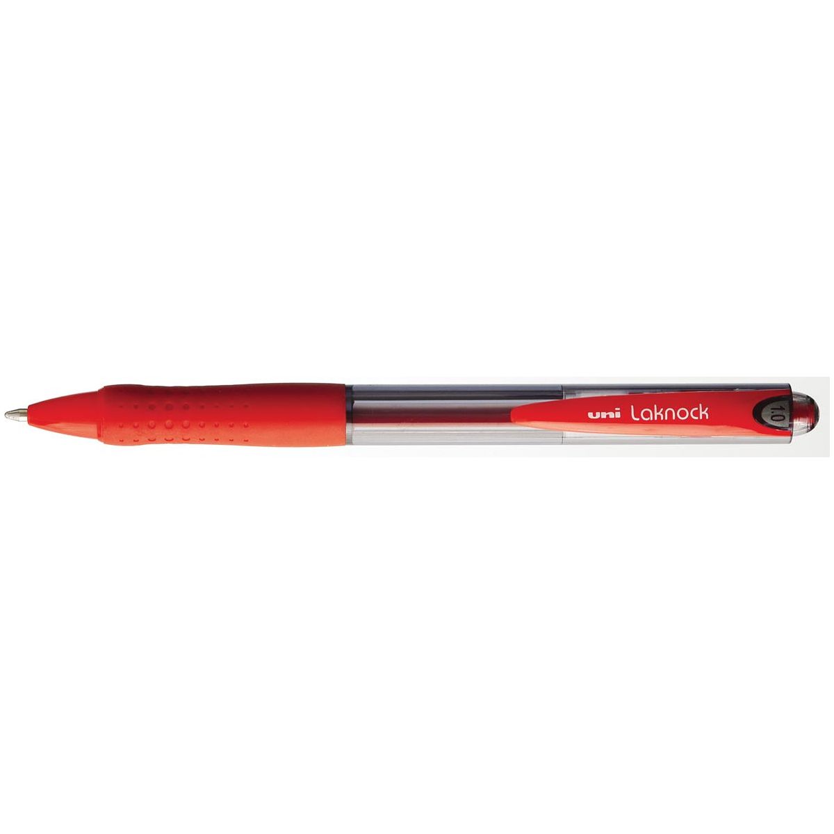 Uni -Ball - Ball Penns Laknock Écriture Largeur 0,4 mm, point d'écriture: 1 mm, point moyen, rouge