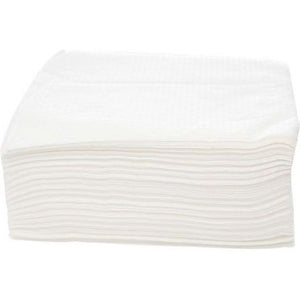 Servetten 24x24cm 1 laags 400 stuks wit