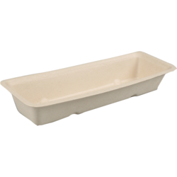 Boîte à snacks Pulpe de canne à sucre A14 190x118x36mm 50 pièces