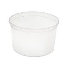 Tasse à soupe pp transparent 115/70 500cc 500 pièces