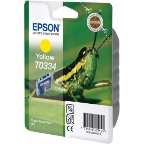 Epson - inktcartridge T0334, 440 pagina's, OEM C13T03344010, geel