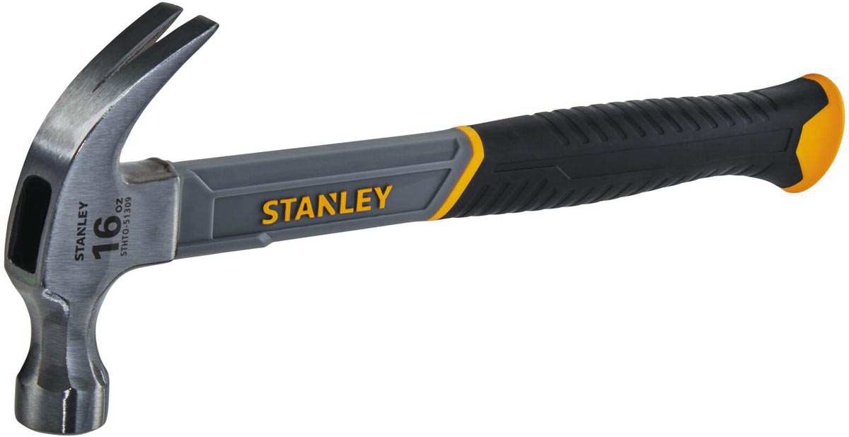 Stanley - marteau à panne fendue, fibre de verre, 450 g