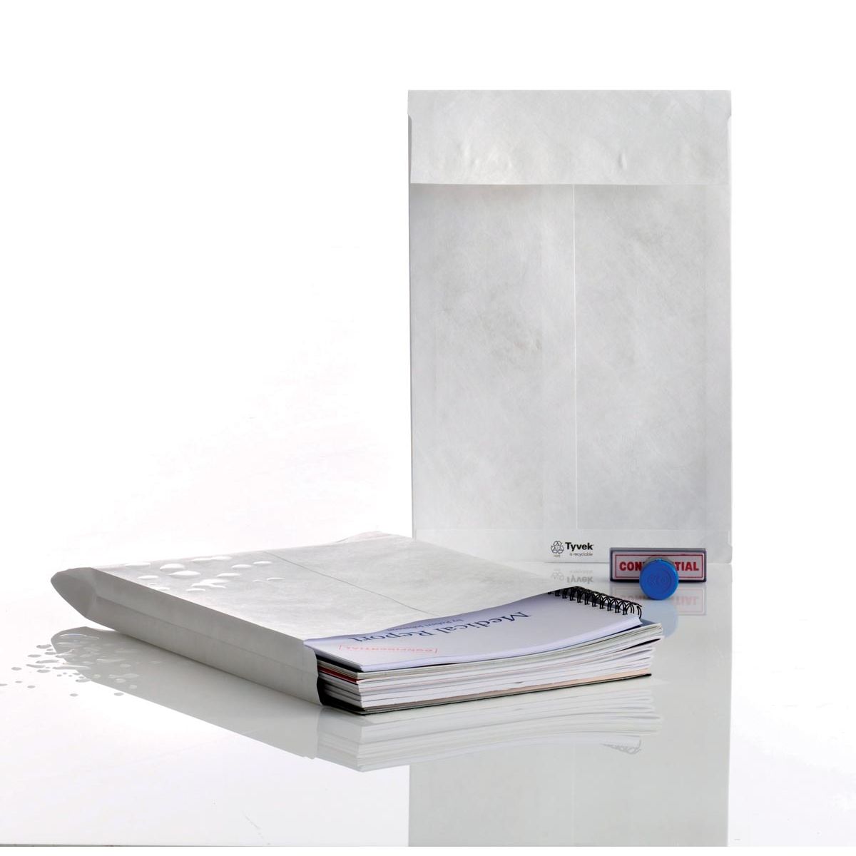 Tyvek - Enveloppes à soufflet pi 229 x 324 x 20 mm, boîte de 100 pièces