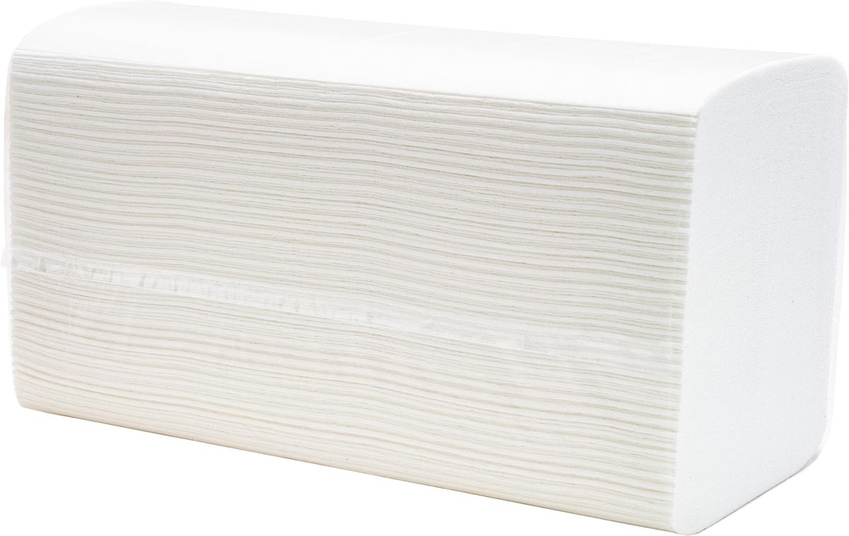 Zonder merk -  Papieren handdoeken, multifold, 2-laags, ft 20,6 x 32 cm, 150 vellen, pak van 15 stuks