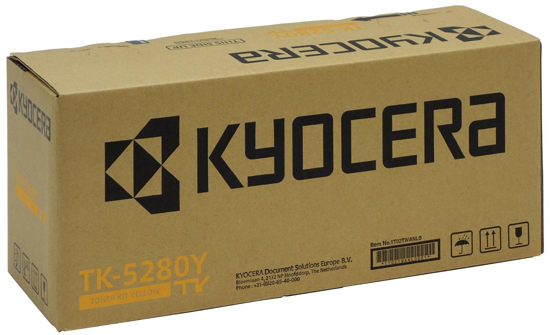 Kyocera - toner TK-5280, 11.000 pagina's, OEM 1T02TWANL0, geel