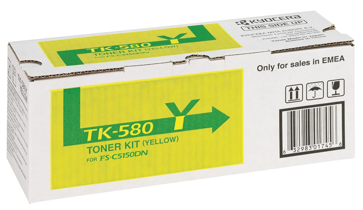 Kyocera - Toner geel TK580Y - 2800 pagina's - 1T02KTANL0