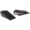 Perel -  deurstop, rubber, zwart, pak van 2 stuks