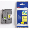 Brother - TZe e pour P-Touch 6 mm, noir sur jaune
