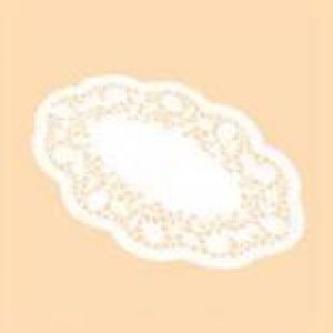 Timmers - Bordure de gâteau en papier ovale 17x24cm 250 pcs