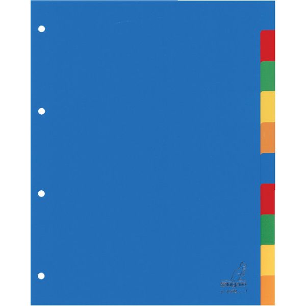 Kangaro - Languettes 4 trous A410 10 pièces assorties PP