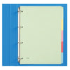 Tabbladen Qbasic 4-gaats 5-delig assorti karton
