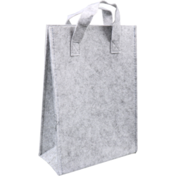 Klika - Sac, Feutre, portrait, 23x 10x33cm, gris 10 pièces