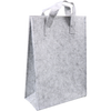 Tas, Vilt, portrait, 23x 10x33cm, grijs 10 stuks