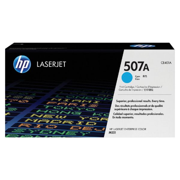 HP - Cartouche toner CE401A 507A bleu