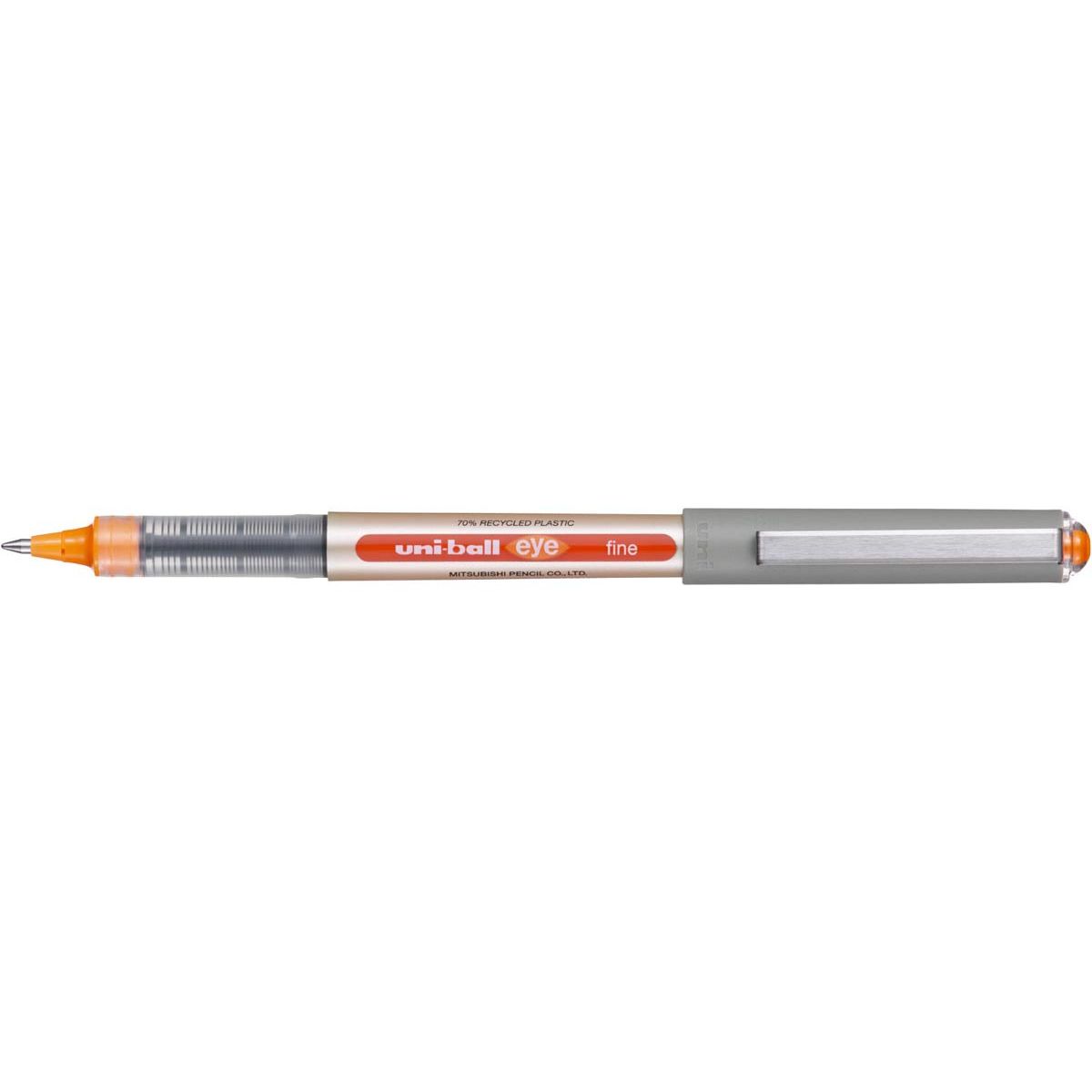 Uni-ball - Eye Fine roller Eco, largeur d'écriture 0,5 mm, orange