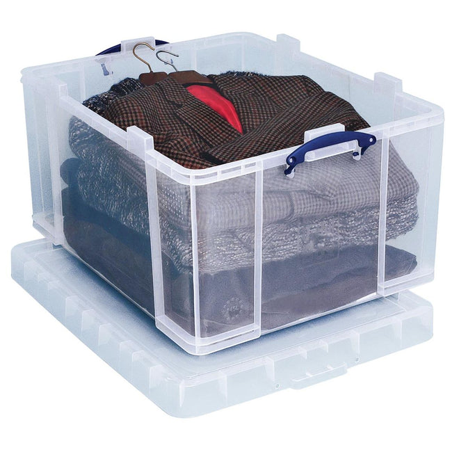 Really Useful Box - Boîte de rangement Box 145 litres, transparente