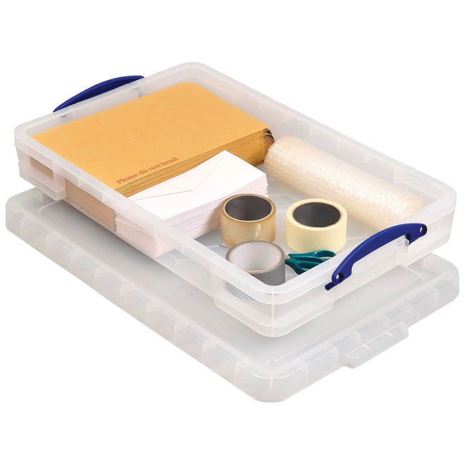 Really Useful Box - Boîte de rangement Box 20 litres, transparente