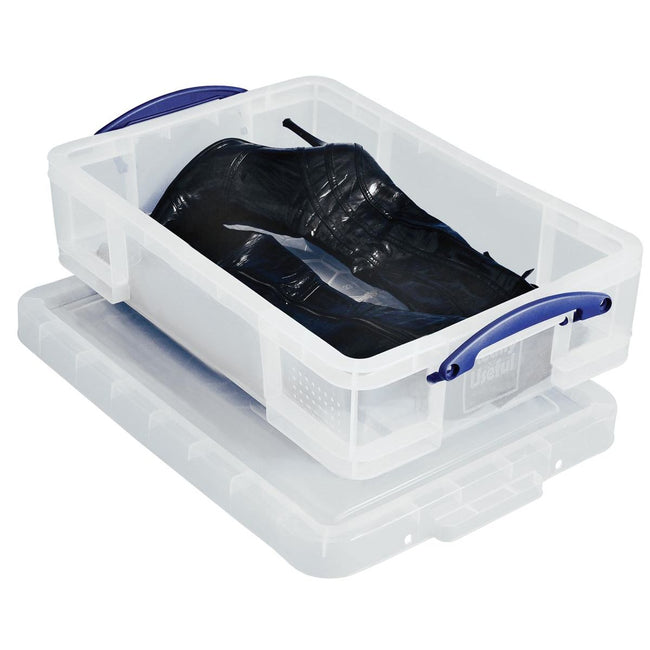 Really Useful Box - Boîte de rangement Box 24,5 litres, transparente