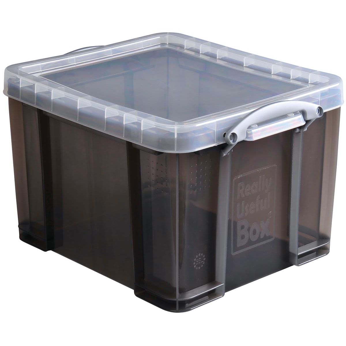 Really Useful Box -  Box opbergdoos 35 liter, transparant gerookt