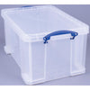Really Useful Box -  Box 48 liter, transparant, per stuk verpakt in karton