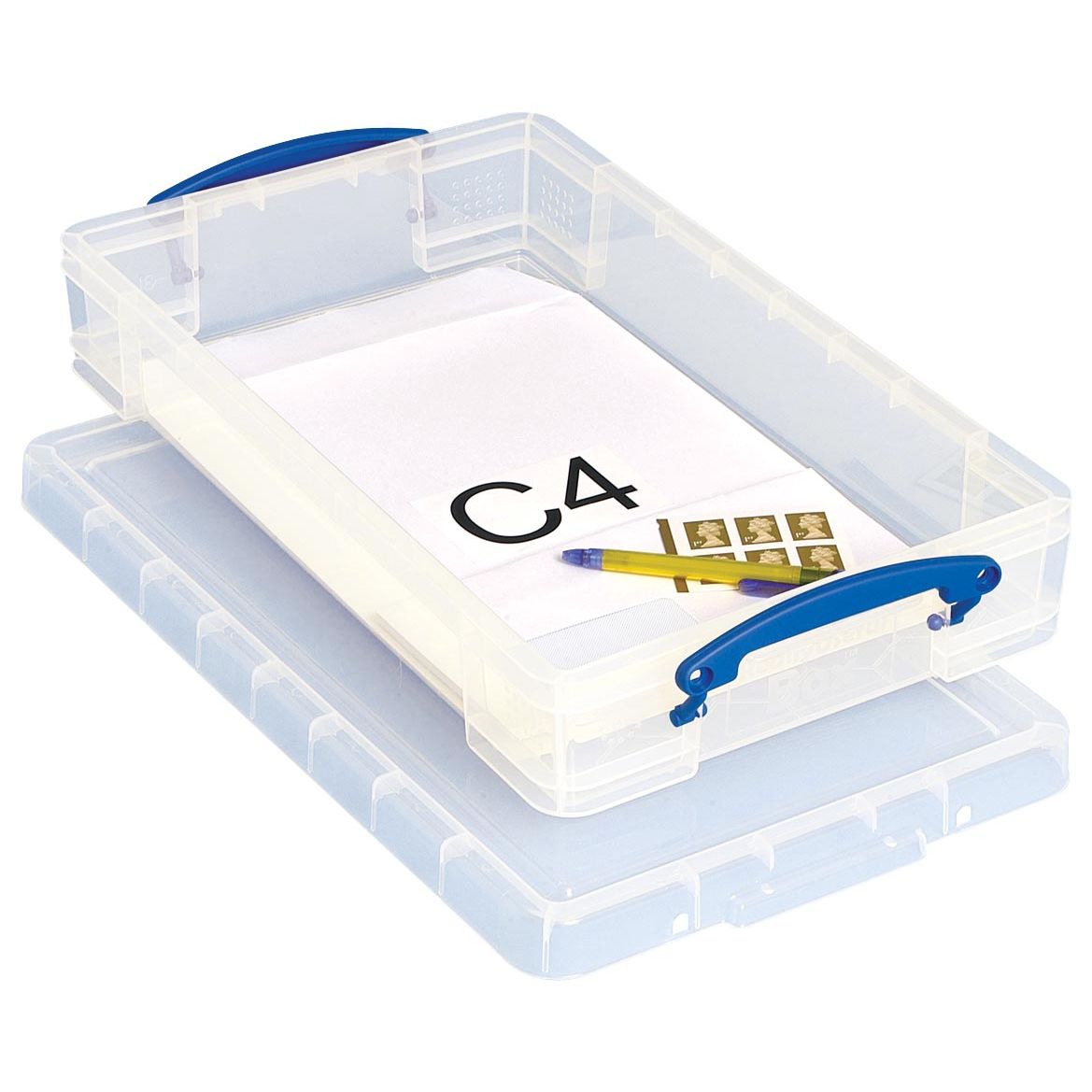 Really Useful Box - Boîte de rangement Box 6 litres, transparente