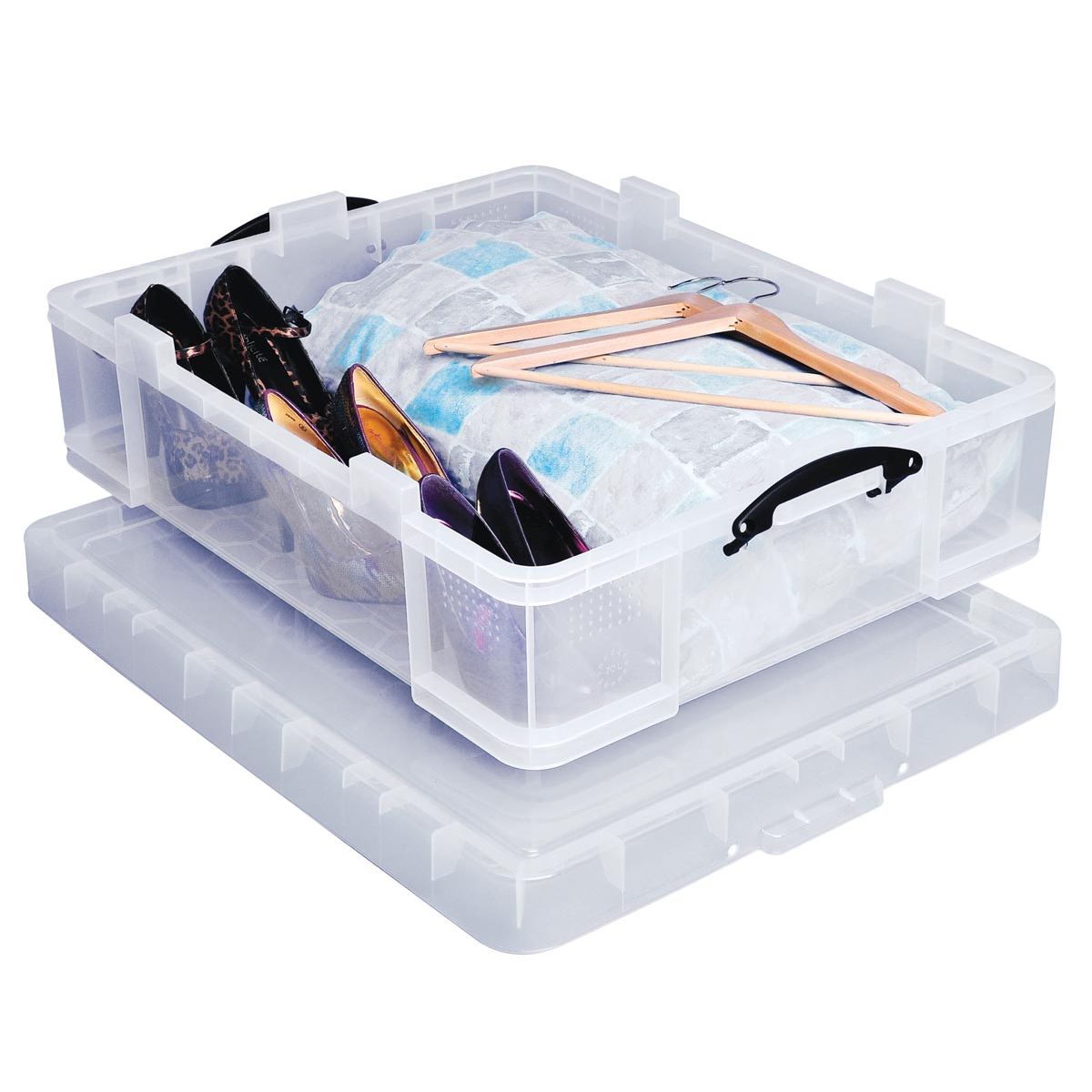 Really Useful Box -  Box opbergdoos 70 liter, transparant