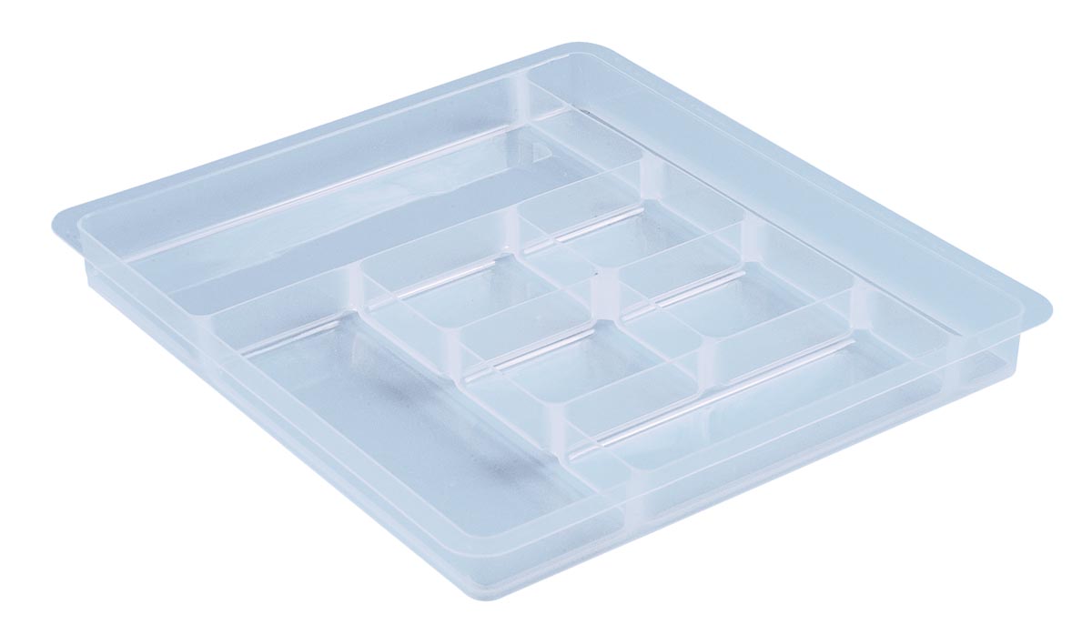 Really Useful Box - Boîte, diviseur avec 8 compartiments pour 7 l, transparent